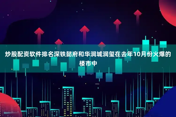 炒股配资软件排名深铁懿府和华润城润玺在去年10月份火爆的楼市中
